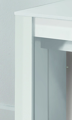 Laminat biały połysk